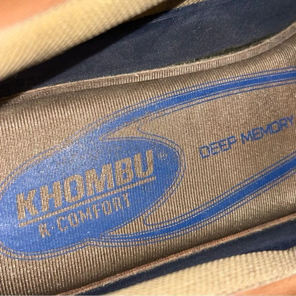 Khombu Comfort Newport Slip On Lace Up Boat Shoes